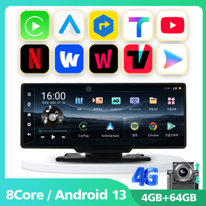 테크먼트 안드로이드 카플레이 모니터 안드로이드 오토 올인원 네비게이션 무선 블랙박스 후방카메라