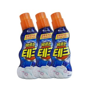 테크 바르는 섬유 얼룩제거제, 220ml, 3개