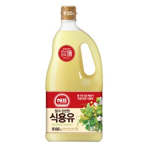 해표 콩기름 식용유, 1.8L, 6개