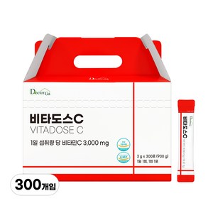 비타도스 비타민C 3000mg 고함량 순수 비타민씨 고용량 분말 가루 스틱, 900g, 1개