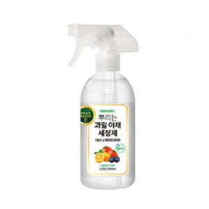 슈가버블 뿌리는 과일 야채 세정제, 500ml, 3개