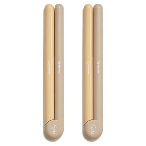 Fujiko 아름다운 눈썹 어레인저 0.12g, 02다크브라운, 2개