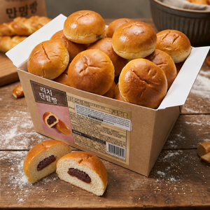 리치 단팥빵 (24여개입) 800그람 대용량, 800g, 1개