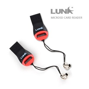 Mico SD카드 리더기 마이크로 USB 2.0 메모리카드, 블랙, 1개