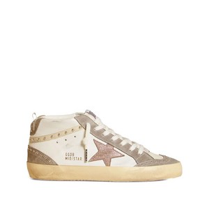 골든 구스 미드 스타 스니커즈, Italy 42(KR 275), 화이트계열+브라운계열