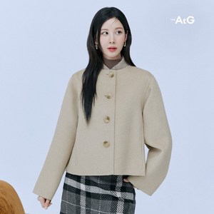 [론칭가79 900원] 더엣지 24FW 메리노울 핸드메이드 크롭자켓