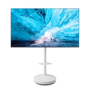 더함 이동식 삼탠바이미 M7 호환 바퀴 선반 높낮이조절 피벗 대형 TV 스탠드