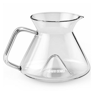 쓰리바머 유리 핸드드립서버, 600ml, 1개