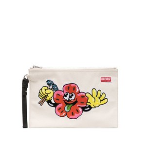 겐조 모티프 자수 클러치