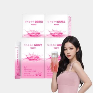 오늘부터 슬림핑크 복숭아맛, 120g, 4개