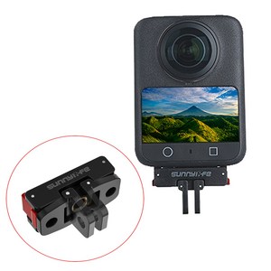 써니라이프 DJI 오즈모 360 접이식 마그네틱 퀵릴리즈 어댑터 마운트 액션카메라 악세사리
