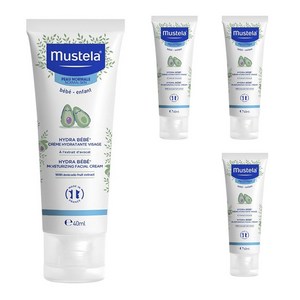 무스텔라 하이드라 모이스쳐라이징 페이셜 크림, 40ml, 4개