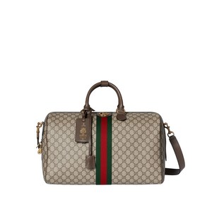 구찌 모노그램 패턴 미디엄 트래블 백