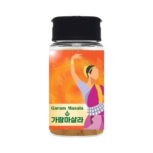 가람마살라 40g 카레 파우더 소스 대형 카레향신료 인도향신료 매운향신료, 1개