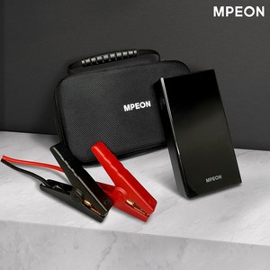 엠피온 자동차 오토바이 가솔린 디젤 보조배터리 점프스타터, 12V, 1개, 8000mAh