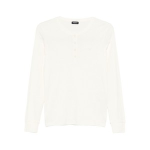 엠포리오아르마니 버튼 코튼 파자마 세트, 베이지계열, S(KR 55)