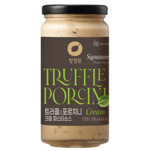 청정원 트러플 앤 포르치니 크림 파스타소스, 350g, 6개