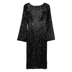돌체앤가바나 시퀸 장식 미디 드레스, 블랙계열, Italy 42(KR 55)