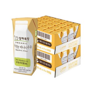 상하목장 유기농 멸균 바나나우유