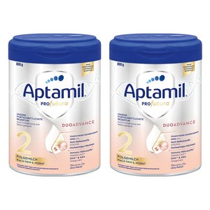 압타밀 프로푸투라 듀오어드밴스 분유 2단계, 800g, 2개