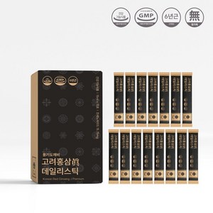 고려홍삼진 6년근 데일리스틱(진세노사이드 무려 15.75mg), 15ml, 240개