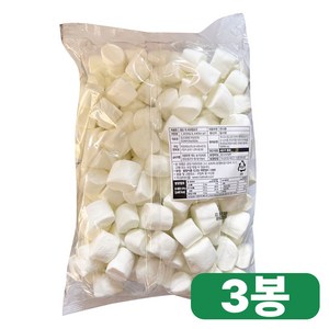 화이트 빅 마쉬멜로우, 1kg, 3개
