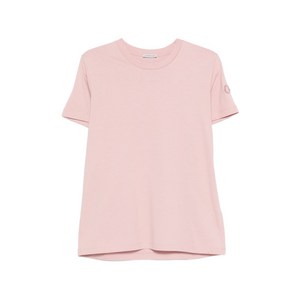 몽클레르 로고 패치 티셔츠, 핑크계열, Standard L(KR 77)
