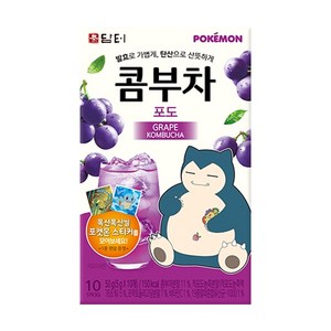 담터 포켓몬 콤부차 포도