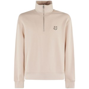 메종키츠네 로고 패치 스웨트셔츠, 베이지계열, Standard XL(KR 110)