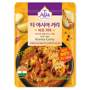 티아시아키친 비프 키마 커리, 170g, 12개
