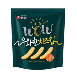 농심 우와한 치즈칩, 42g, 12개