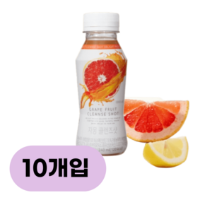 딜라이트 프로젝트 클렌즈샷 자몽, 10개, 240ml