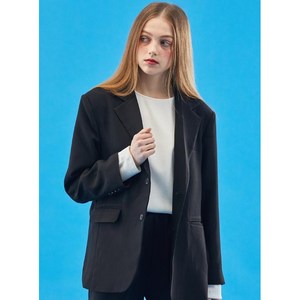 [콜릿] WOMEN 봄 투버튼 루즈핏 테일러드 싱글 봄 하객룩 여성 자켓 오버핏 블레이저