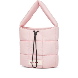 마르니 패딩 퀼팅 버킷 백