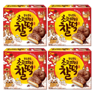청우식품 초코파이찰떡, 215g, 4개