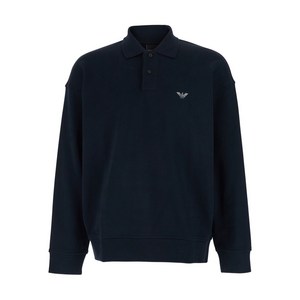 엠포리오아르마니 로고 자수 폴로 셔츠, 블루계열, Standard M(KR 100)