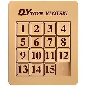 LiangCuber QY Toys 48 Klotski 퍼즐 자석 슬라이딩 숫자 ABS 7x7 브레인 티저 장난감 탱그램 직소 지능 핫템 잇템, 4x4 Klotski 15자리, 1개