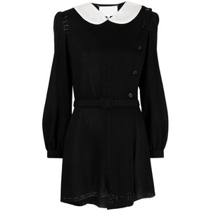 메종 마르지엘라 피터팬 칼라 밈니 드레스, 블랙계열, Italy 38(KR 55)