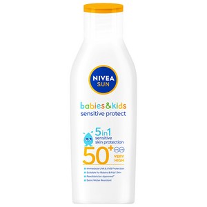 니베아 키즈 센서티브 프로텍트 앤 플레이 선 로션 SPF50+ PA++++, 3개, 200ml