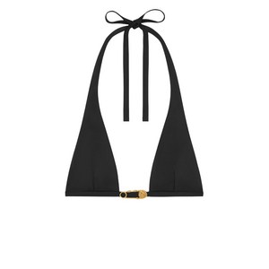 베르사체 세이프티 핀 비키니 탑, 블랙계열, Numeric 3(KR 77)