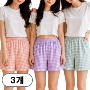 1+1+1 차쿠 여성 반바지 잠옷바지 순면 트렁크 반바지 세트