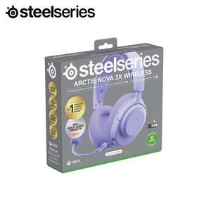 스틸시리즈 Arctis Nova 3XW 무선 게이밍 헤드셋 [Black or White or Aqua or Lavender]