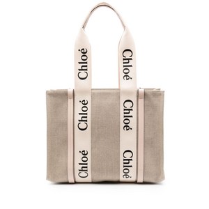 끌로에 우디 미디엄 토트 백