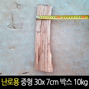 참나무장작 캠핑 화목 난로 바베큐 장작 중형 10kg, 1개