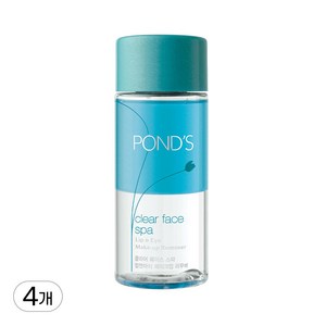 폰즈 클리어 훼이스 스파 립 앤 아이 메이크업 리무버, 120ml, 4개