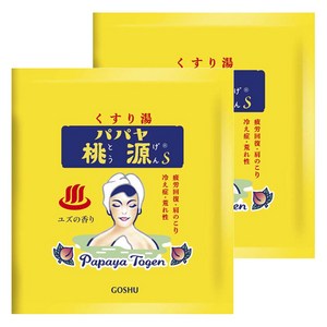 고슈 파파야도원S 쿠스리유 입욕제 유자 향, 15g, 2개