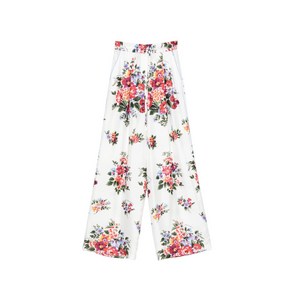 돌체앤가바나 플로럴 프린트 팬츠, 화이트계열, Italy 48(KR 77)