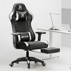레빅스 컴퓨터 게이밍 의자 사무용 각도 높이 조절 등받이 손잡이 조절