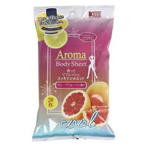 코요카세이 아로마 바디 시트 그레이프 프루트 향 20개입