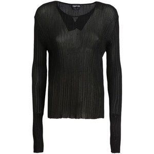 톰포드 크루 넥 스웨터, 블랙계열, Standard L